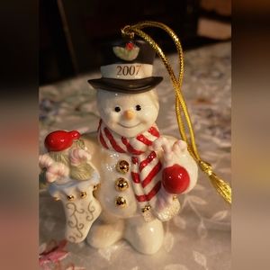 LENOX ANNUAL SNOWMAN 2007